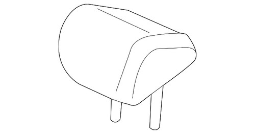 Genuine honda headrest center - genuine,